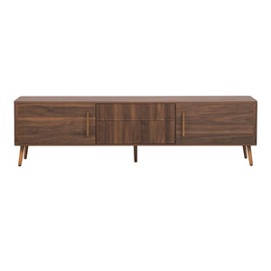 TV Stand With 2 Drawers For TVs Up To 80" - Walnut