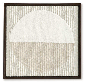 Bachard - Wall Decor - Tan / White - Best Buy Furniture