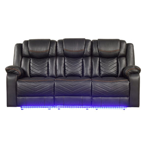 Challenger - LED Power Recliner Sofa