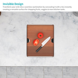 Undermount Bar Sink With Folding Faucet