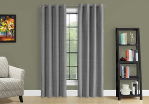 2 Pieces Set, Curtain Panel, Room Darkening, Grommet, Contemporary & Modern - Best Buy Furniture