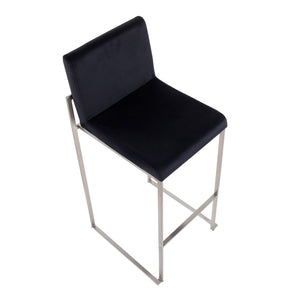 Fuji - Contemporary And Modern Elegance High Back Barstool