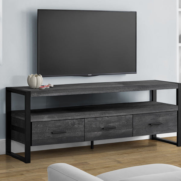 TV Stand, Console, Media Entertainment Center, Storage Solution Drawers - Black - Best Buy Furniture
