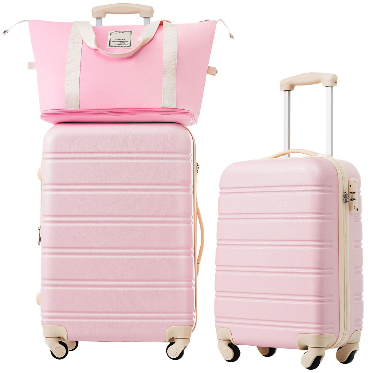 Hardshell Luggage Sets 2 Pieces with Spinner Suitcase and TSA Lock