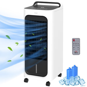 HOMCOM 26" Evaporative Air Cooler with Ice Packs