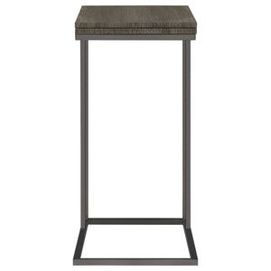 Mortimer - Snack Table With Expandable Top - Gray