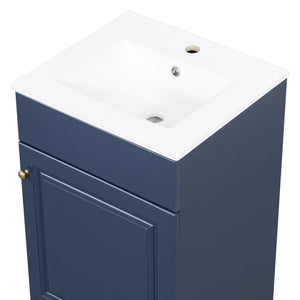 Bathroom Vanity With Sink, Cabinet With Adjustable Shelf