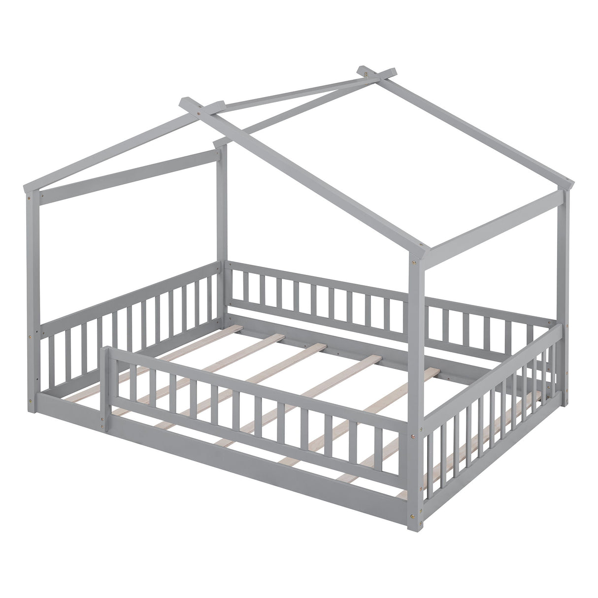 Bed House Bed Frame With Fence