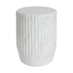 Outdoor Cicci Carved Side Table