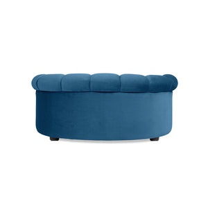 Halle 35.5" Rolled Arm Channel-Tufted Dog Sofa Bed, Medium, Satin