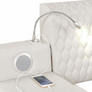 Zoya - Smart Multifunctional Bed, Built In Bluetooth Speakers, USB Charging