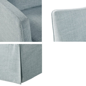 Traditional Design London Skirted Swivel Chair
