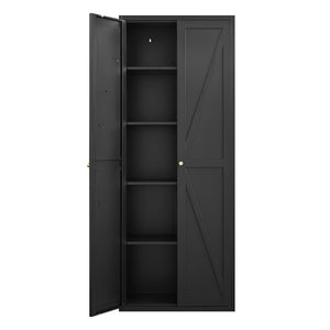 Adjustable 2 Door Storage Cabinet With Adjustable Shelves