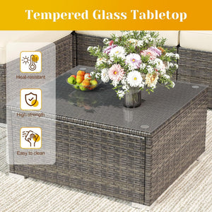 Modern Patio Set With Coffee Table