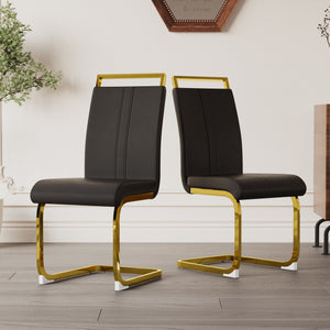 Side Dining Room Chair, Padded Seat High Back