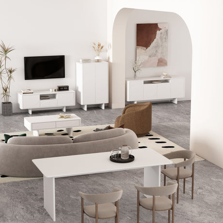 Ella - Dining Table - White