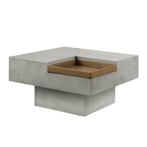 Kailano - Weathered Table - Gray - Best Buy Furniture