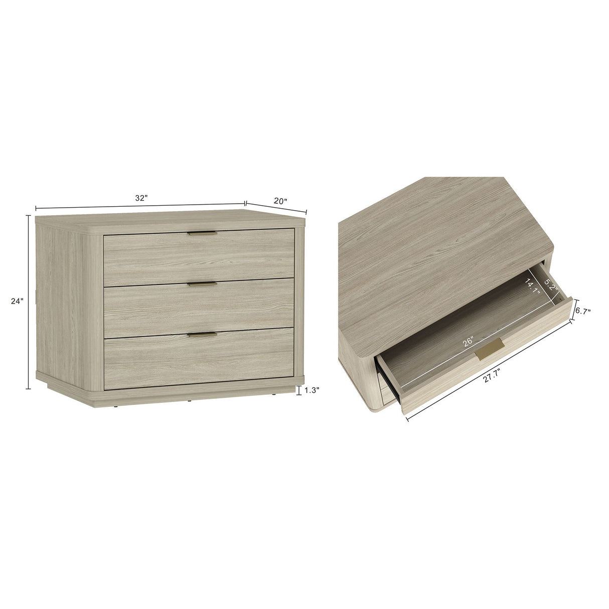 Evelyn - Nightstand