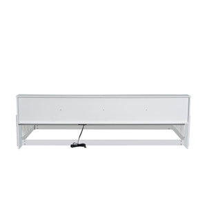 Floor Bed With Storage Cabinets And USB Ports
