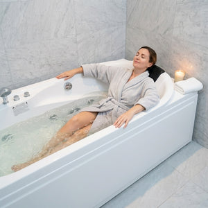 67 in. x 34 in. Acrylic Whirlpool Bathtub with Center Drain