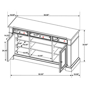 Larchmont - 3 Drawer - Dark Brown
