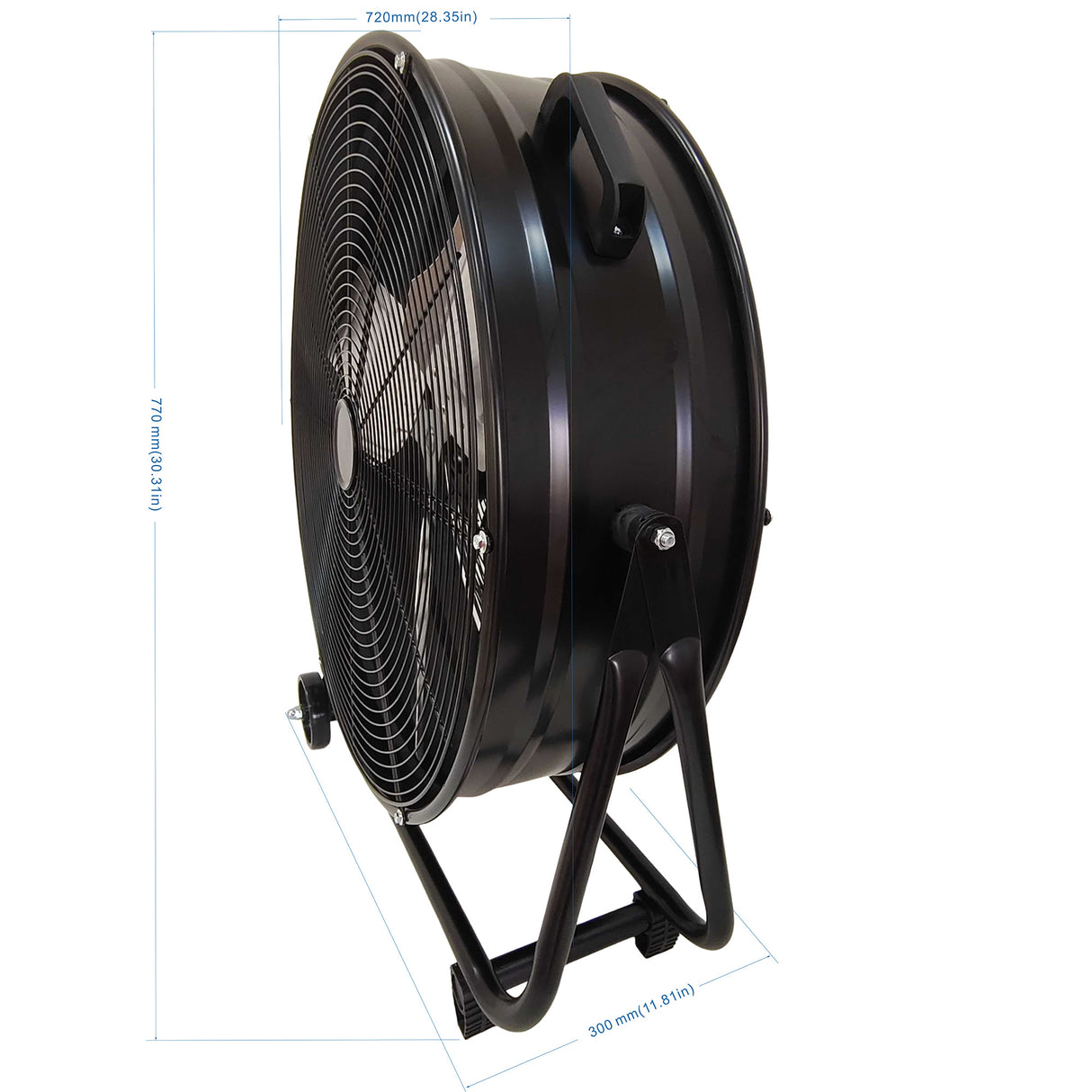 24 Inch Heavy Duty Metal Industrial Drum Fan