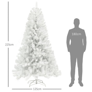 HOMCOM 7.5ft Tall Artificial Christmas Tree