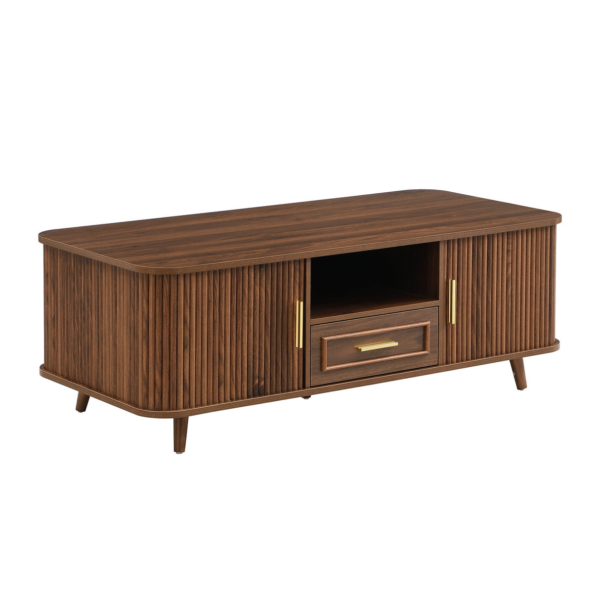 Mid-Century Modern Coffee Table with Storage