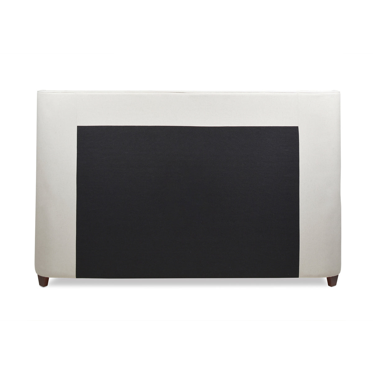 Manhattan Shelter King Platform Bed Frame, Light Beige Linen