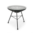 Nusa - Modern Rattan Side Table With Tempered Glass Top - Best Buy Furniture