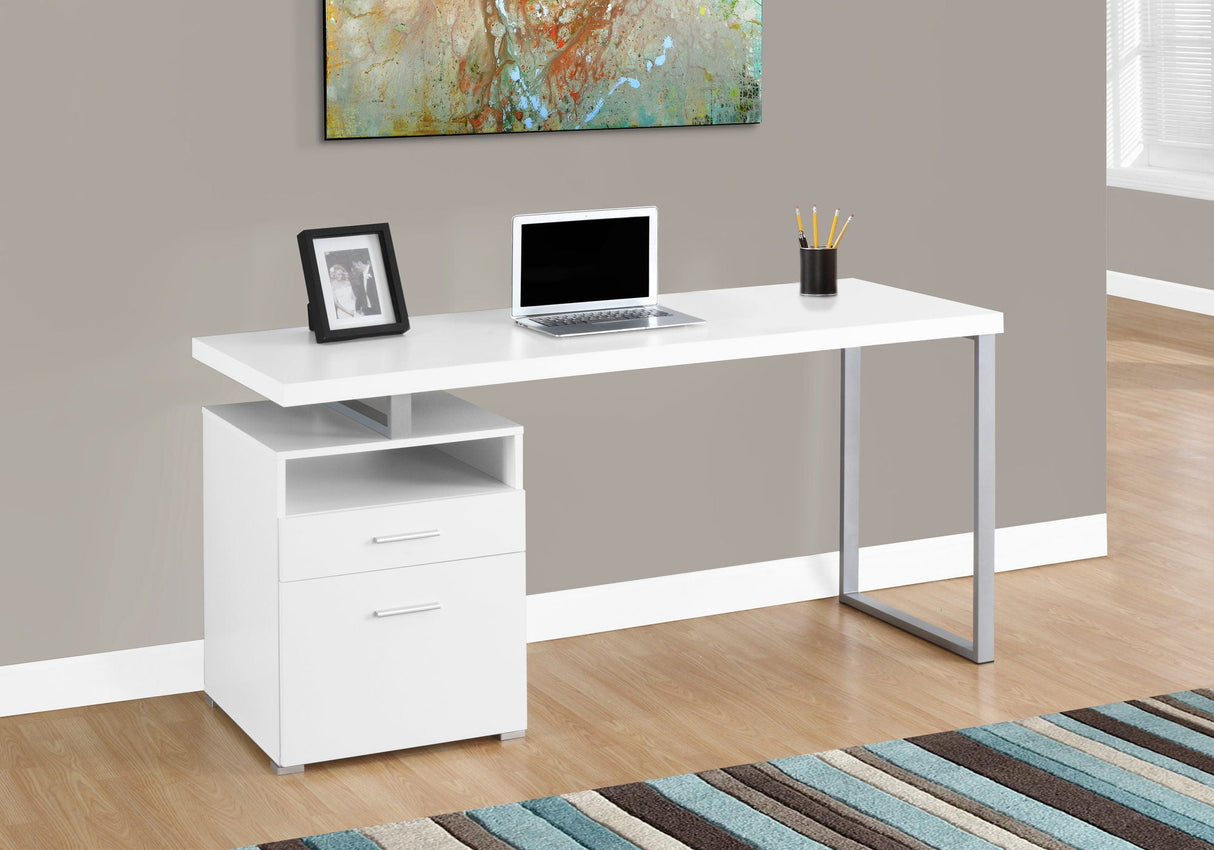 Computer Desk For Home Office, Laptop, Left Right Set - Up, Storage Drawers, Contemporary & Modern - Best Buy Furniture