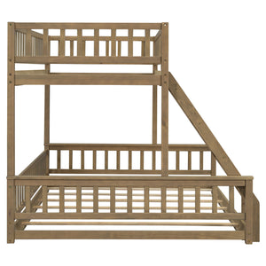 Bunk Bed With Ladder And Guardrails