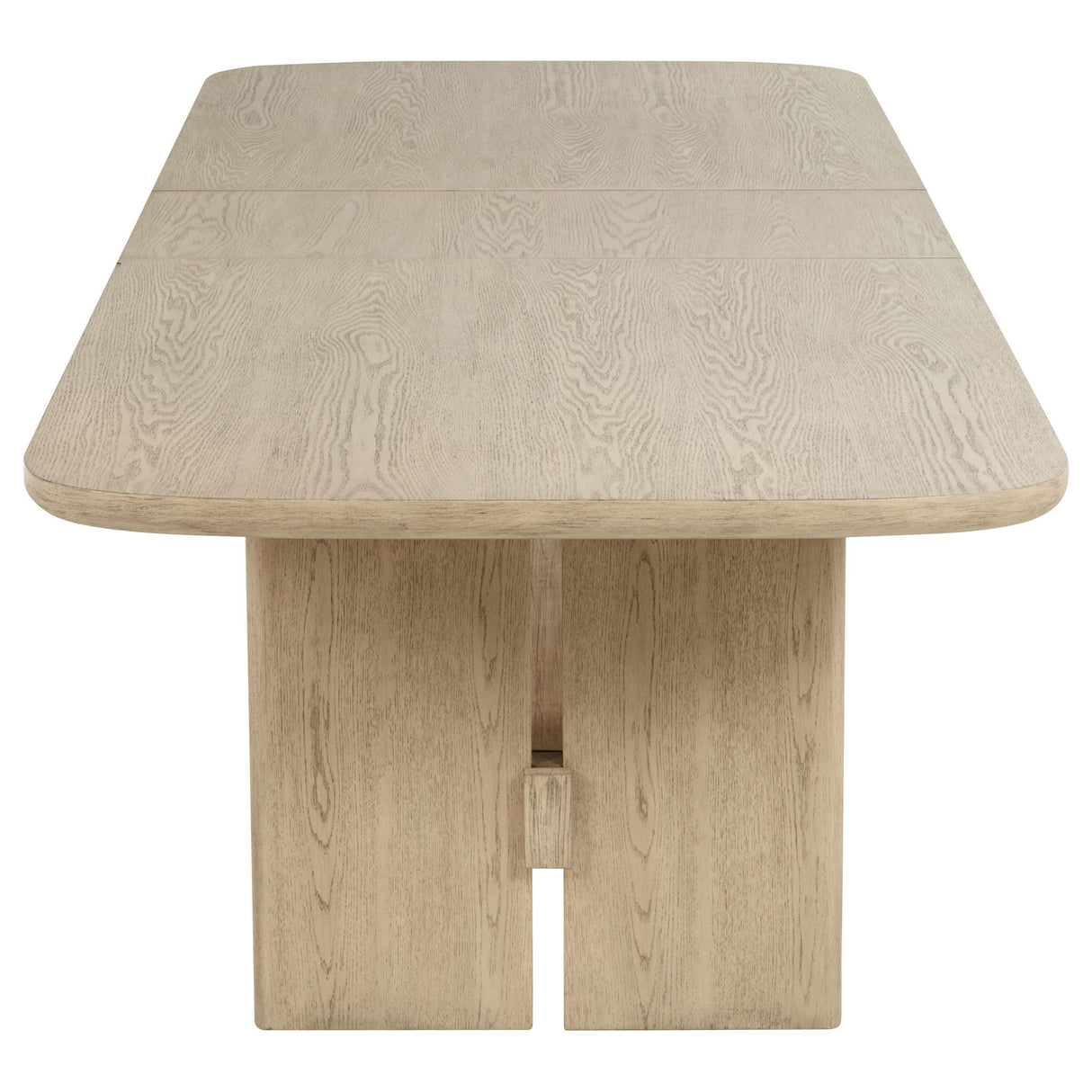 7 Piece Rectangular Dining Table Set With Chair - Oak
