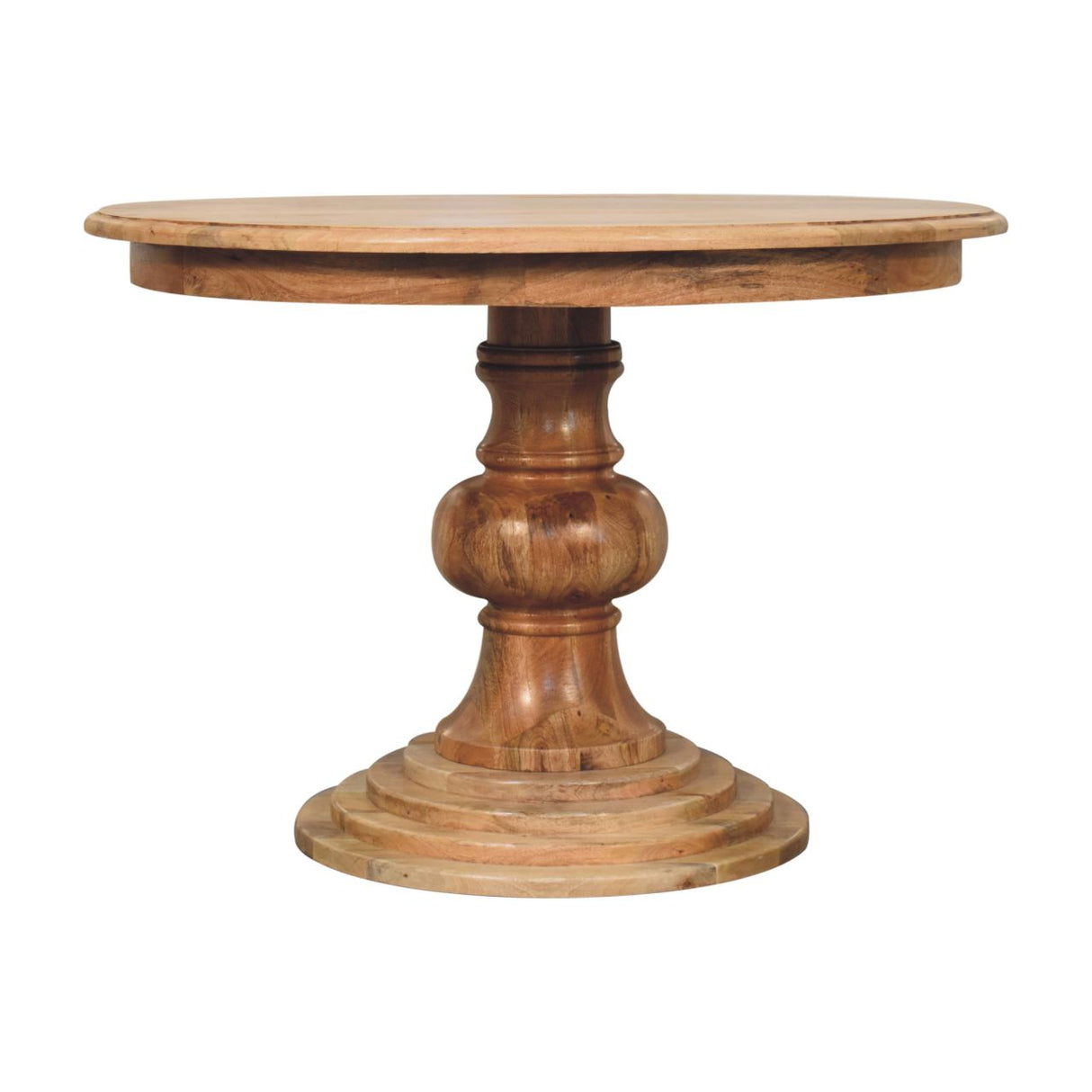 Solid Wood Round Turned Dining Table