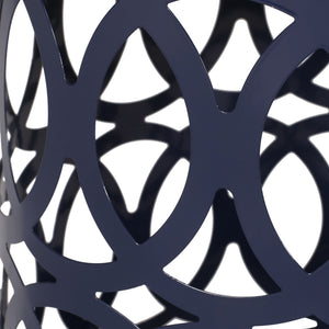 Outdoor Metal Large End Table, Modern Design