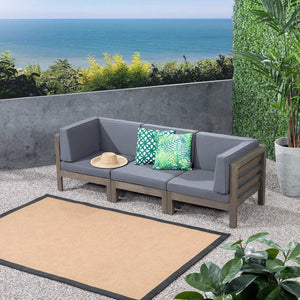 Oana - 3 Piece Sofa Set With Water Resistant Cushions - Best Buy Furniture