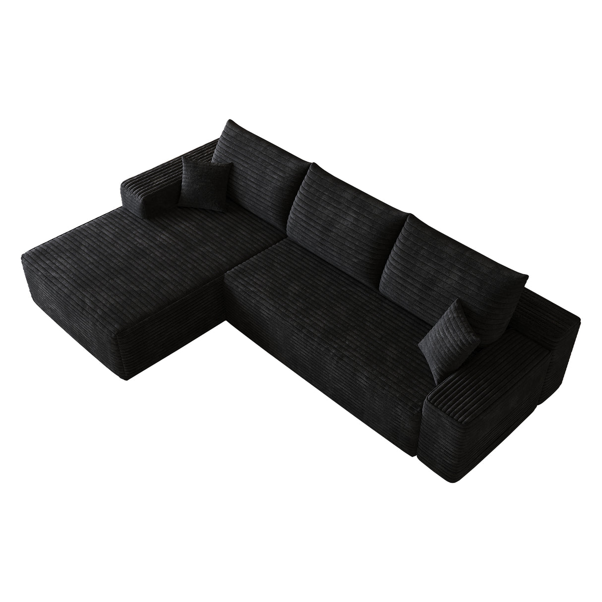 107" Cloud Sectional Couch with L-Shape Chaise