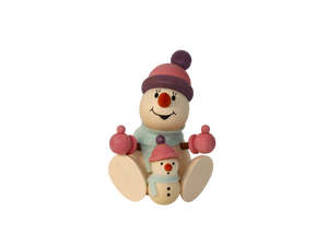 Weihnachtsmann Collectibles - Large Snow Mama & Tot