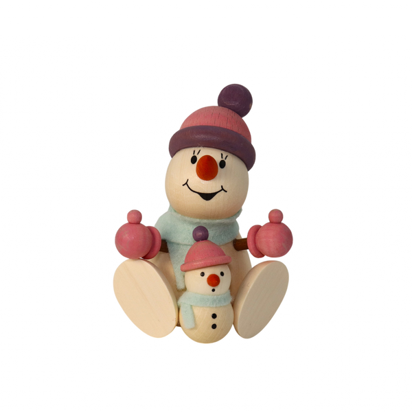 Weihnachtsmann Collectibles - Large Snow Mama & Tot