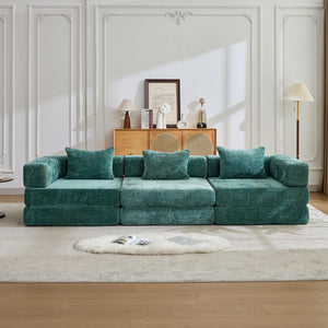 Convertible Floor Sofa Bed, Boneless Modular Sectional Sofa For Living Room