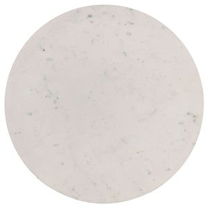 Leska - Round Coffee Table - White
