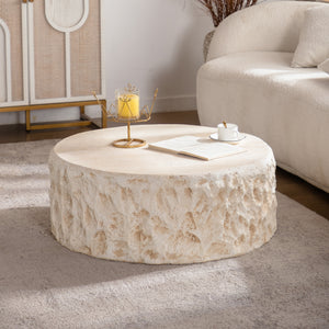 MgO Mid-Century Round Centre Coffee Table