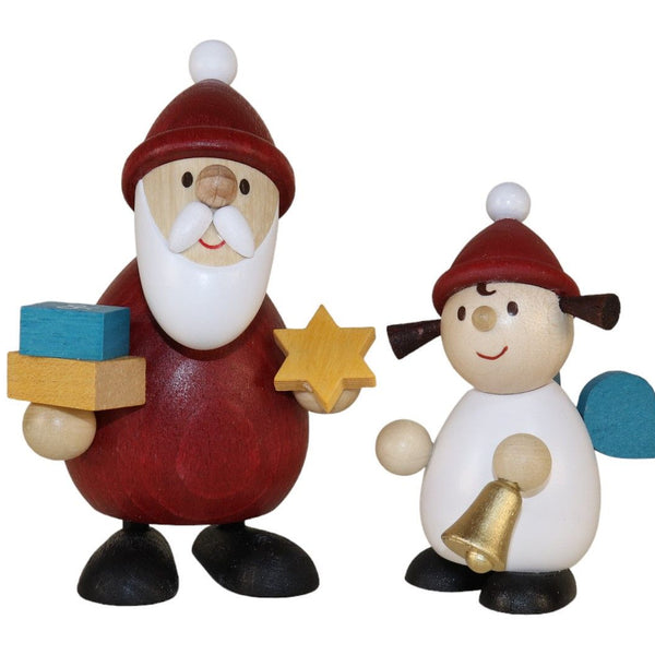 Weihnachtsmann Collectibles - Santa & His Little Angel Helper