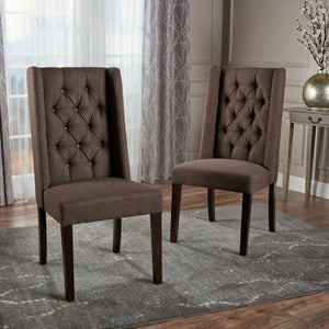 Sophisticated Tufted Dining Chair With High Back Design - Best Buy Furniture