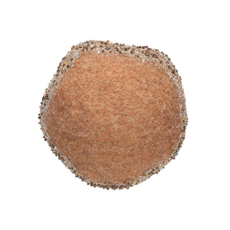Mushroom Holiday Ornament, For Harvest Festival Fall Festival & Thanksgiving Table Decorations (Set of 2) - Beige / Light Brown