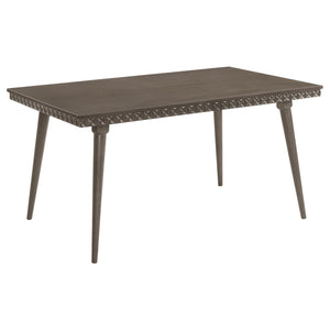 Perkins - 5 Piece Rectangular Dining Set With Chairs - Dark Brown