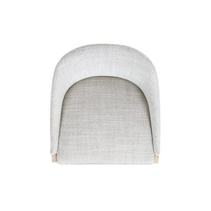 Newport 30.5" Coastal Curved Back Upholstered Barstool