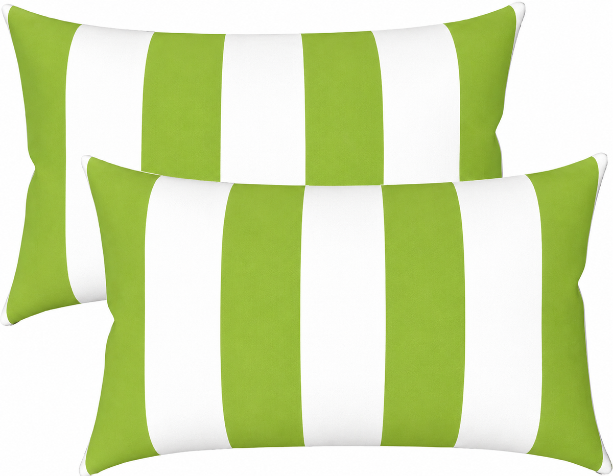 4 Pack Outdoor Lumbar Pillow Covers - 12x20 Inch