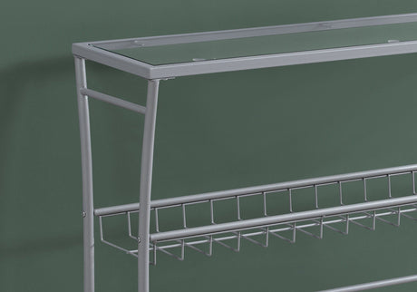 Accent Console Table For Entryway, Contemporary & Modern - Silver - Best Buy Furniture