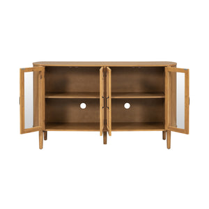 Stylish Large Storage Cabinet with 4 Doors